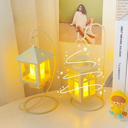 Candle Holders Kawaii Small House Holder Lamp Home Decoration Accessories Birthday Gift Wedding Decor Table Decoracion Hogar Aesthetic