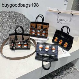 Tote Bag Designer Bags Handbags Tote Bag 2024 New Crocodile Pattern Womens Fashion Handbag Casual Versatile Combination House Have Logo Pd3d