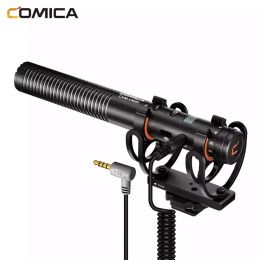 Microphones COMICA CVMVM20 MultiFunctional Super Cardioid Condenser Shotgun Microphone for Camera/Smartphone Interview Video Shooting