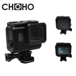 Cameras 45M Waterproof Case Diving Housing Underwater + Touch Backdoor Mount Black Colour for GoPro Hero 5 6 7 Black Go Pro Accessories