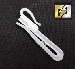 Accessories 50PCS Curtain Hanging Hooks Ring Window White Plastic Curtain Hook For Home Curtain High Quality CP057C