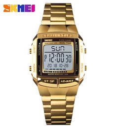 SKMEI Fashion Sports Watches Electronic Mens Watches Brand busines Male Clock Waterproof LED Digital Watch Model 13815289347