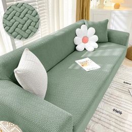 Chair Covers Stretch Jacquard Sofa For Living Room Non Slip Couch Cover Pets Kids Sectional L Shaped Slipcover 1pc
