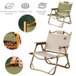 Camp Furniture Kemite Chair Outdoor Folding Portable Camping Table And Picnic Fishing Ultra Light Oxford Cloth Beach Bench