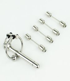 2016 Latest Design Stainless steel Urethral Sounding Stimulate Peins Plug Device BDSM Sex Toys For Men Urethra Stretching3388694