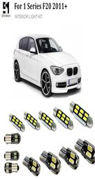 Shinman 14pcs Car LED Interior Light Kit Error Auto Led Bulbs For BMW F20 accessories 2011 led interior lighting8035962