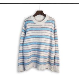 Mens Designer Sweaters Retro Classic Fashion Cardigan Sweatshirts Men Sweater Letter Embroidery Round Neck Comfortable JumperA42