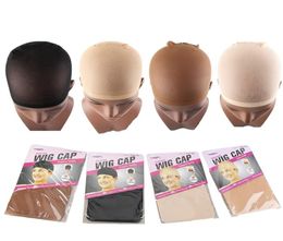 2Pcs High Quality Wig Cap Brown Stocking Cap To Christmas Cosplay Wig Caps Stocking Elastic Liner Mesh For Making Wigs A17776721