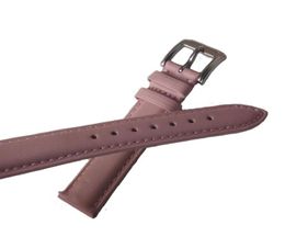 Pink Genuine Leather Smooth Watchbands Strap Quick release pins fashion Watch Accessories 14mm 15mm 16mm 17mm 18mm 19mm 20mm repla3316548