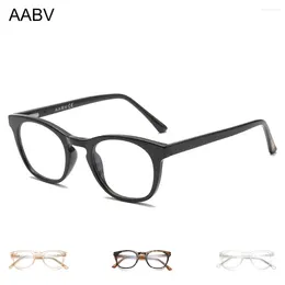 Sunglasses AABV Round Computer Blue Light Glasses Women Fake Transparent Optical Lenses Clear Eyeglasses 8018