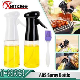 Other Kitchen Dining Bar 210ml olive oil spray bottle barbecue spray bottle glass pump oil tank vinegar mist spray oil distributor kitchen cooking tools yq2400408