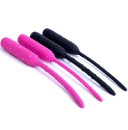 New Silicone Catheter Penis Vibrator Vibration Uretral Dilators of Stick 10 Frequencies Horse Eye Stimulation SM Toys 2 Sizes5060766