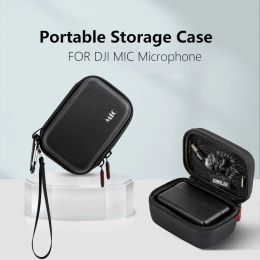 Accessories Portable Storage Case Bag PU Waterproof Handbag Outdoor Antidrop Carrying Case for DJI MIC Wireless Microphone Accessories