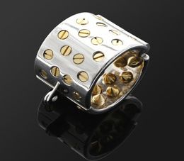 2020 the latest Stainless steel BDSM product for male Kalis Teeth Golden ring 4-rows 049D5880236