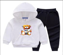 Kids Clothing Sets Baby Boy Hoodie Twopiece Suit Autumn Girl Suits Child Sweatshirt Sweatpants Hooded 7 Styles 14 Options Size 8891908