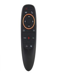 G10G10S Voice Remote Control Air Mouse with USB 24GHz Wireless 6 Axis Gyroscope Microphone IR Remote Controls For Android tv Box5577744
