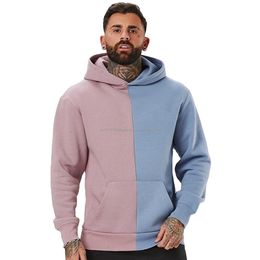 Duas cores do tom Hoodies Design personalizado de alta qualidade massadro masculino com seu próprio design