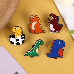 Dinosaurs pin Cute Anime Movies Games Hard Enamel Pins Collect Metal Cartoon Brooch Backpack Hat Bag Collar Lapel Badges