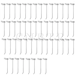 Hooks CNBTR 50PCS Slatwall Pin Arm Fitting Prong Hanger 4.2x200mm Shop Display Tools