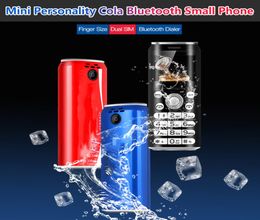 Super Mini Cellphone K8 Push Button Mobile Phone Dual Sim Bluetooth Dialer GSM Cell phones Cameras 10 inch Hands Telephone Celula3841278