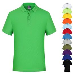 Plain Casual Polo T Shirt Men Wholesale Short Sleeve Formal Collar Unisex Summer Clothes For Playera Polos De Hombre 240401