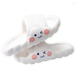 Bath Mats Cloud Sandals Soft Thick Shape EVA Household Slippers Home Super Springback Sole Shower Shoes