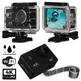 Cameras Multifunzione professionale Ultra 4K 1080P Action WiFi Camera DV Sports Camcorder Mini Smart Underwater Cam impermeabile