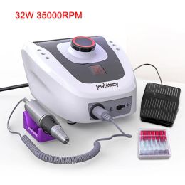 Tools Pro 35000rpm Electric Nail Drill Hine Diamond Nail File Drill Hine Maniure Cutter and Pedicure Drill Polish Bits Tools