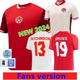 2024 Canada Soccer Jerseys GROSSO CAVALLINI HOILETT SINCLAIR DAVIES J.DAVID 24 25 Fan football shirt South American Cup National Team