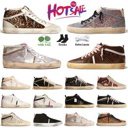 2024 new golden designer sneakers superstar sabot mid Star high top Slide doold dirty sports shoe men women famous italy brand casual goose's flat dhgate trainers