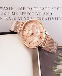 2020 fashion luxury watches rose gold men's and women's quartz clothing stainless steel vine bracelet casual Relogio M1124768