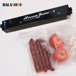 Draaigereedschap 220v Household Food Vacuum Sealer Food Packaging Hine Film Sealer Vacuum Packer with 10pcs Vacuum Bags Kichen Tool Eu Plug