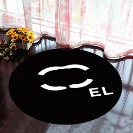 Fashion Brand Quick-Drying Diatom Ooze Floor Mats Household Bedroom Non-Slip round Floor Mat High-end Light Luxury Absorbent Coffee Table Cushion