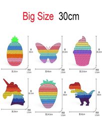 Big Size Toy Rainbow Unicorn Dinosaur Pineapple Butterfly Strawberry Ice Cream Giant Toy5902432