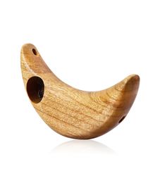 Portable Mini Wooden Tobacco Smoking Pipe Creative Moon Shape Design 78mm Hand Made Herb Water Pipe Gift For Smoker Cigarette Acce8639216