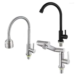 Kitchen Faucets Single Cold Water Faucet Household Dishwasher Vegetable Sink Rotatable