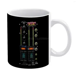 Mugs Music Mixer White Mug To Friends And Family Creative Gift 11 Oz Coffee Ceramic Dj Deejay Electronic Components Par