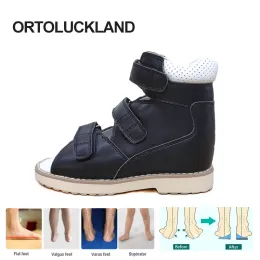 Sneakers Ortoluckland Toddler Girl Black Shoes Children Princess Orthopedic Sandals Summer Tipsietoes Flats For Kids Boys Size21 To39