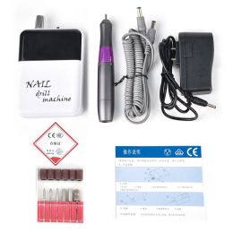 Drills 30000RPM Nail Drill Machine Electric Portable Nail File Rechargeable Nail Sander for Gel Nails Polishing For Home Manicure Salon