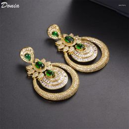 Dangle Earrings Donia Jewellery Fashion Gorgeous Water Drop Bride Ladies Wedding Party Zircon