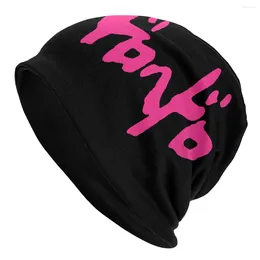 Berets Dorohedoro Pink Logo Skullies Beanies Hats Hip Hop Autumn Winter Street Men Women Cap Adult Warm Dual-use Bonnet Knitting