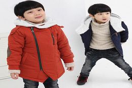 Autumn Winter Boys Coats Hooded CottonPadded Casual Kids Thick Jackets for Boys 312Y Toddler Teens Children Outerwear3743376
