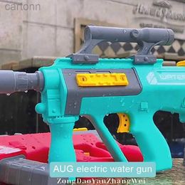 Gun Toys Ultimate Summer Fun Get Your Kids the Electric Continuous Water Gun with Large Capacity 240408