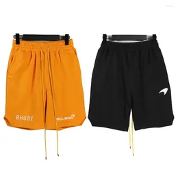 Men's Shorts 24SS Classic Casual Letters Logo Embroidery Men Couple Loose Drawstring Back Pocket Gym Breeches With Tags