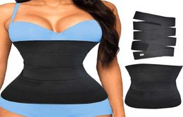 Waist Trainer for Women Tummy Wrap Trimmer Belt Long Torso Slimming Body Shaper Plus Size Gym Fat Burn Workout Girdle 2201151967062