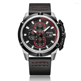 Wristwatches Men's Leisure Watch High Quality Women's Luxury Leather Waterproof Simple Mechanical Clock