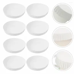 Disposable Cups Straws 50 Pcs Espresso Coffee Paper Lid Lids Covers Drinking White Travel