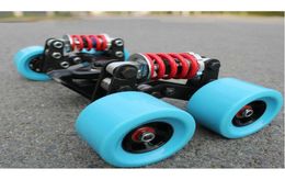 Skateboarding Brand Longboard Truck Suspensions With Spring Absorption Stair Rover Trucks For 8 Wheels Skateboard DIY Accessories2961218