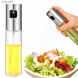 Other Kitchen Dining Bar Oil spray 100ml transparent vinegar bottle water distributor spray bottle for outdoor barbecue indoor kitchen yq2400408