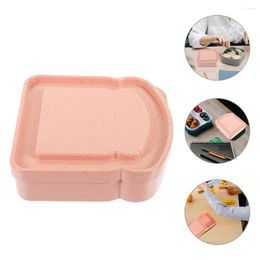 Plates Sandwich Box Outdoor Bread Container Containers Case Sealable Small Storage Large Plastic Dressing